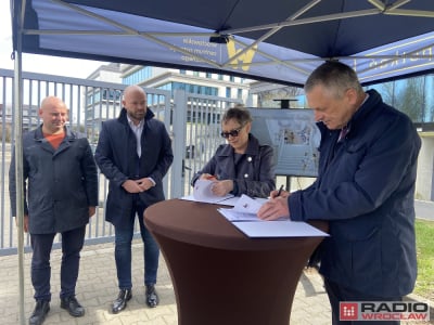 2024 03 28 Fakty z Dnia Radia Wrocław Jacek Sutryk i Dominik Kłosowski